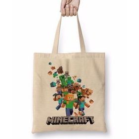 Humuts Minecraft 02 Bez Uzun Saplı Açık Bej Rengi Çanta
