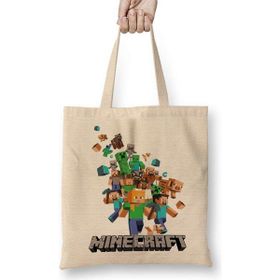 Humuts Minecraft 02 Bez Uzun Saplı Açık Bej Rengi Çanta