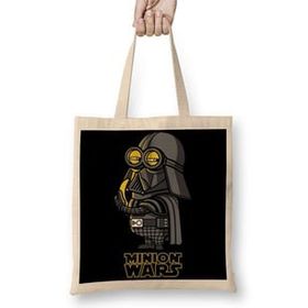 Humuts Minion Wars Bez Uzun Saplı Açık Bej Rengi Çanta