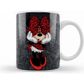 Humuts Minnie Mouse 01 Porselen Beyaz Kupa Bardak