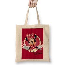 Humuts Minnie Mouse 04 Bez Uzun Saplı Açık Bej Rengi Çanta