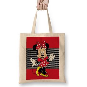 Humuts Minnie Mouse 06 Bez Uzun Saplı Açık Bej Rengi Çanta
