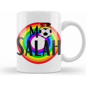 Humuts Mo Salah Ballon Dor The Best Player In The World 2021 Vintage Retro Rainbow Style Kupa Bardak