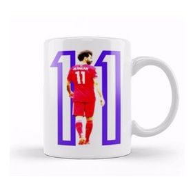 Humuts Mohamed Salah 11 Beyaz Porselen Kupa Bardak