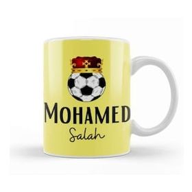 Humuts Mohamed Salah Artwork Beyaz Porselen Kupa Bardak