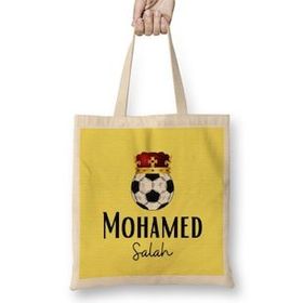 Humuts Mohamed Salah Artwork Bez Kadın Günlük Çanta