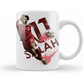 Humuts Mohamed Salah Beyaz Porselen Kupa Bardak