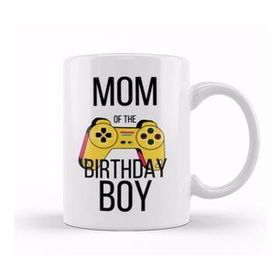 Humuts Mom Of The Birthday Boy Video Gamer Kupa Bardak