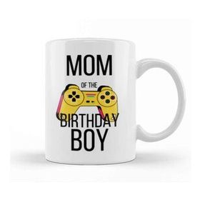 Humuts Mom Of The Birthday Boy Video Gamer Kupa Bardak