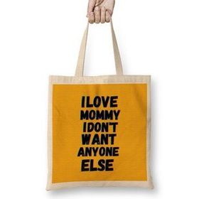 Humuts Mommy To Be I Love Mommy I Don't Want Anyone Else Bez Kadın Günlük Çanta