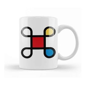 Humuts Mondrian In Command Kupa Bardak