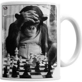 Humuts Monkey Chess Maymun Santranç Kupa Bardak