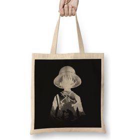 Humuts Monochrome Captain Luffy Bez Kadın Günlük Çanta
