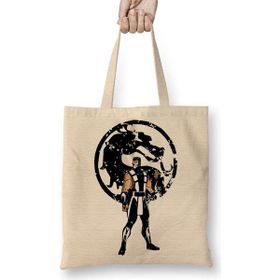 Humuts Mortal Kombat Ninja Masculino Bez Uzun Saplı Açık Bej Rengi Çanta