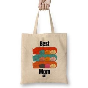 Humuts Mother Day 2021 Best Mother Ever Mother Day Gift For Mom Bez Uzun Saplı Açık Bej Rengi Çanta