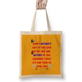 Humuts Mothers Day Gift Ideas Mom Of The Birthday Princess Mothers Day Ggift Bez Uzun Saplı Açık Bej Rengi Çanta
