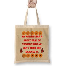 Humuts Mothers Day Gift Ideas Sayings Quotes For Mom 2021 Bez Uzun Saplı Açık Bej Rengi Çanta