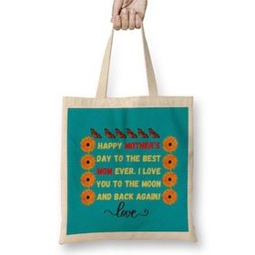 Humuts Mothers Day Gift Ideas Sayings Quotes For Mom 2021 Bez Uzun Saplı Açık Bej Rengi Çanta