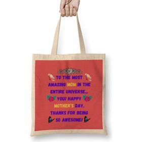Humuts Mother’s Day Sayings Quotes For Mom 2021 Bez Uzun Saplı Açık Bej Rengi Çanta