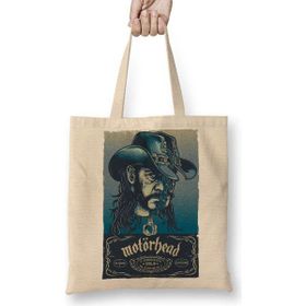 Humuts Motörhead Konser Açık Bej Uzun Saplı Bez Çanta