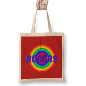 Humuts Mr Fred Rogers Quotes - Vintage Retro Style Art Bez Çanta