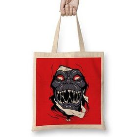 Humuts Munra Thundercats Açık Bej Uzun Saplı Bez Çanta
