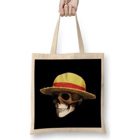 Humuts Mush Up Straw Hat Zombie Açık Bej Uzun Saplı Bez Çanta