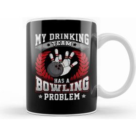 Humuts My Drinking Team Has A Bowling Problem Bowlers Pun Kupa