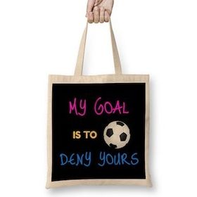 Humuts My Goal Is To Deny Yours Futbol Goalie Bez Çanta