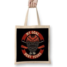 Humuts My Goal Is To Deny Yours Ice Hockey Goalie Bez Çanta