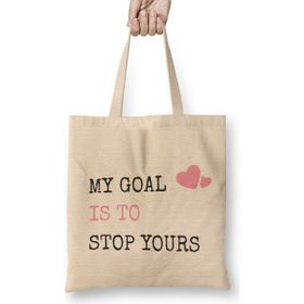 Humuts My Goal Is To Stop Yours Goalie Defender Bez Çanta