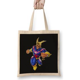 Humuts My Hero Academia All Might Bez Uzun Saplı Açık Bej Rengi Çanta