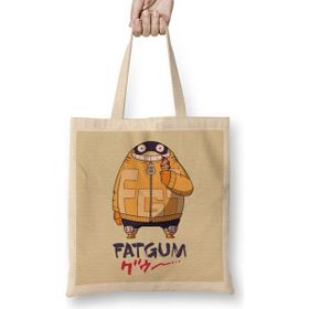 Humuts My Hero Academia Fatgum Açık Bej Uzun Saplı Bez Çanta