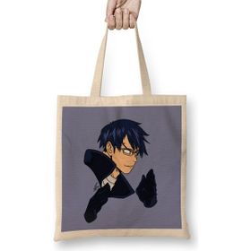 Humuts My Hero Academia Iida Faces Açık Bej Uzun Saplı Bez Çanta