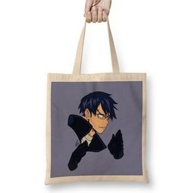 Humuts My Hero Academia Iida Faces Açık Bej Uzun Saplı Bez Çanta