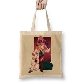 Humuts My Hero Academia Mei Hatsume Açık Bej Uzun Saplı Bez Çanta