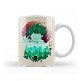 Humuts My Hero Academia Minimalist Silhouette Deku Kupa Bardak