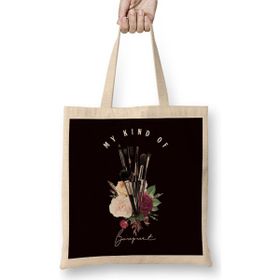 Humuts My Kind Of Bouquet Make Up Artist Tools Beauty Salon Stylist Bez Kadın Günlük Çanta