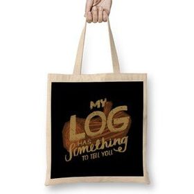 Humuts My Log Has Something To Tell You Bez Kadın Günlük Çanta