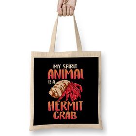 Humuts My Spirit Animal Is A Hermit Crab Crustacean Pun Bez Kadın Günlük Çanta