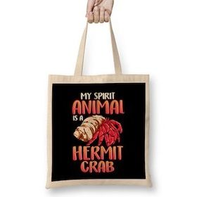 Humuts My Spirit Animal Is A Hermit Crab Crustacean Pun Bez Kadın Günlük Çanta