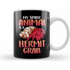 Humuts My Spirit Animal Is A Hermit Crab Crustacean Pun Kupa Bardak
