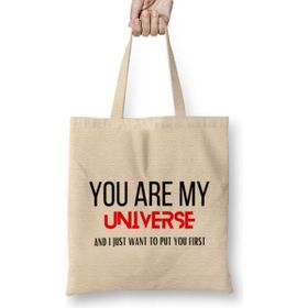 Humuts My Universe-You Are My Unıverse Bts Army Gıft Bez Kadın Günlük Çanta