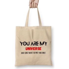Humuts My Universe-You Are My Unıverse Bts Army Gıft Bez Kadın Günlük Çanta