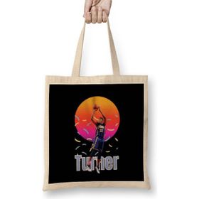 Humuts Myles Turner Vintage Art - Legend Basketball Gift Bez Kadın Günlük Çanta