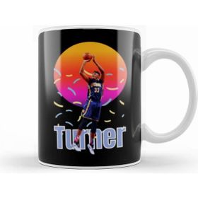 Humuts Myles Turner Vintage Art Legend Basketball Gift Kupa Bardak