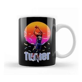 Humuts Myles Turner Vintage Art Legend Basketball Gift Kupa Bardak