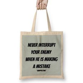 Humuts Napoleon Quotes Gift Bez Çanta
