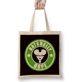 Humuts Naturally Dope Girl Queen American African Woman Gift Bez Çanta