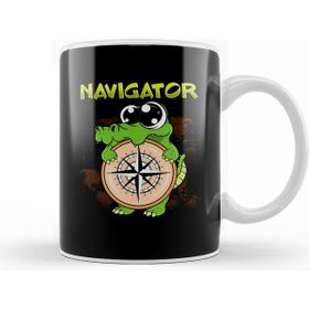 Humuts Navigator Gator Pun Cute Funny Navigator Pun Alligator Compass Kupa